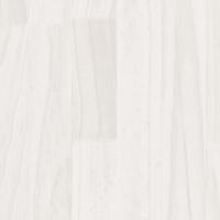 Bedframe massief hout wit 90x190 cm - thumbnail