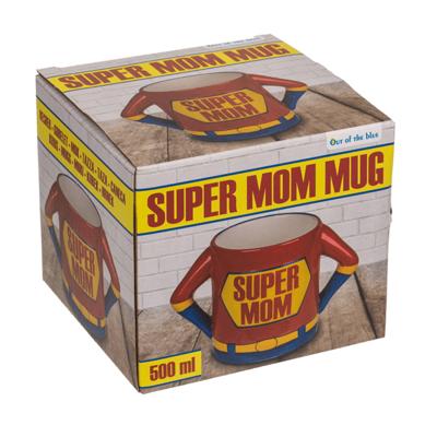 Super Mom Mok - 500 ml - Steengoed - Superman Design - Cadeau