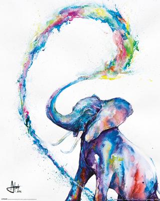 Poster Marc Allante - Elephant 40x50cm