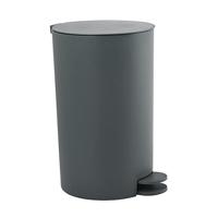 MSV kleine Pedaalemmer - donkergrijs - 3L - 15 x 27cm - thumbnail