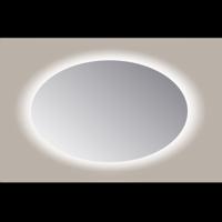 Spiegel Ovaal Sanicare Q-Mirrors 80x120 cm PP Geslepen LED Warm White Zonder Sensor Sanicare - thumbnail