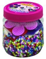Hama strijkkralenset in pot, 4000st. - thumbnail