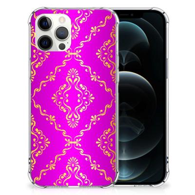 Anti Shock Case iPhone 12 Pro Max Barok Roze Anti Shock Case iPhone 12 Pro Max Barok Roze