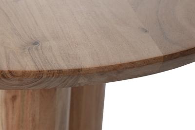 Hoofdtafel Home ESPRIT Bruin Natuurlijk Acacia 80 x 80 x 45 cm
