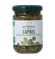 Bio Organica Italia Kappertjes in azijn bio 140 Gram - thumbnail