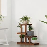 VidaXL Plantenstandaard 58x25x51 cm massief vurenhout - thumbnail