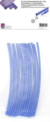 TRU COMPONENTS T1902CA020 Krimpkous assortiment Blauw 1.50 mm 0.50 mm Krimpverhouding:3:1 15 stuk(s)