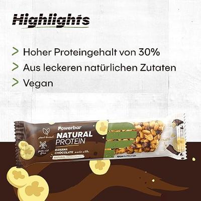 POWERBAR natural protein (18 x 40gr) - banana chocolate