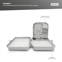 Digitus DN-968914 Dibributiebox 16 poorten LC, SC - thumbnail