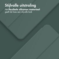 Accezz Smart Silicone Bookcase voor Apple iPad Pro 11 (2024) M4 Tablethoesje Groen - thumbnail