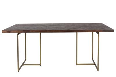 Dutchbone Eettafel 'Class' Antique Brass, 180 x 90cm Dutchbone Eettafel 'Class' Antique Brass, 180 x 90cm