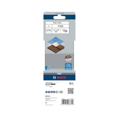Bosch Accessories Schuurbandset P120 3 delig