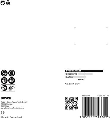 Bosch Accessories EXPERT C470 2608900800 Excenterschuurpapier Geperforeerd Korrelgrootte (num) 320 (Ø) 115 mm 5 stuk(s)