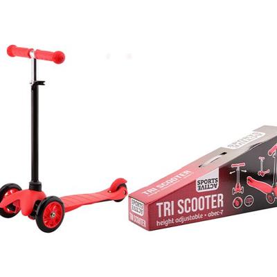 Basic Active sports driewieler step rood/zwart