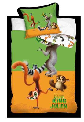 King Julian Dekbedovertrek -140 x 200 cm - katoen