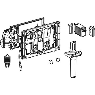 Geberit DuoFresh Module Automatisch Activering Antracietgrijs voor Sigma 8 cm