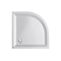 Douchebak Kwadrant Acryl Wit Kwartrond 90x90x4.5cm Radius 55 - thumbnail