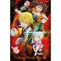 Poster The Seven Deadly Sins - Key Art 1 61x91,5cm - thumbnail