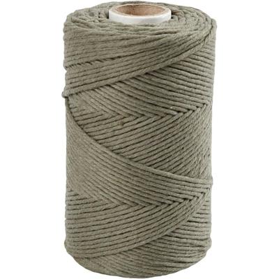 Creativ Company Macrame koord mosgroen, 198m