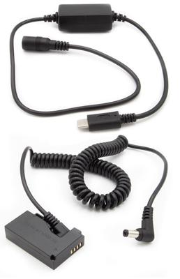 Dummy accu USB-C adapterset DR-E15 voor Canon EOS 100D