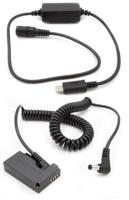 Dummy accu USB-C adapterset DR-E15 voor Canon EOS 100D - thumbnail