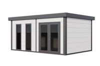 Telluria | Tuinhuis Luminato 5436 | Wit-Antraciet - thumbnail