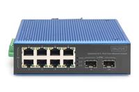 Digitus DN-651146 Industrial Ethernet Switch 8 + 2 poorten 10 / 100 / 1000 MBit/s - thumbnail
