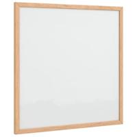 Magnetisch whiteboard met massief grenenhouten frame 40x40 cm - thumbnail