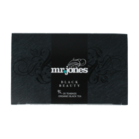 Mr. Jones Black beauty zwarte thee bio 20 Zakjes - thumbnail