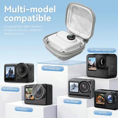 Telesin opbergcase Hard Shell voor Insta360 GO 3 - Grijs