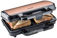 Bestron ASM90XLCO Tosti-IJzer Koper/Zwart - thumbnail