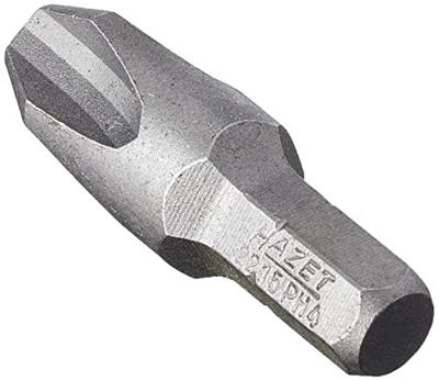 HAZET Bit 2215-PH4 · 1/4 inch (6,3 mm) zeskant massief · Kruiskop profiel PH · SW PH4