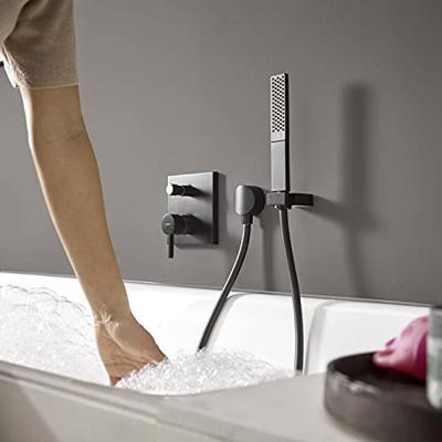 Hansgrohe Staafhanddouche RainFinity 100 1jet Mat Zwart Hansgrohe Staafhanddouche RainFinity 100 1jet Mat Zwart