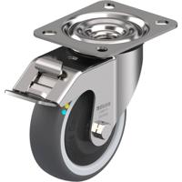 Blickle LEX-PATH 100KFD-FI-ELS Zwenkwiel met rem Wieldiameter: 100 mm Draagvermogen (max.): 130 kg 1 stuk(s) - thumbnail