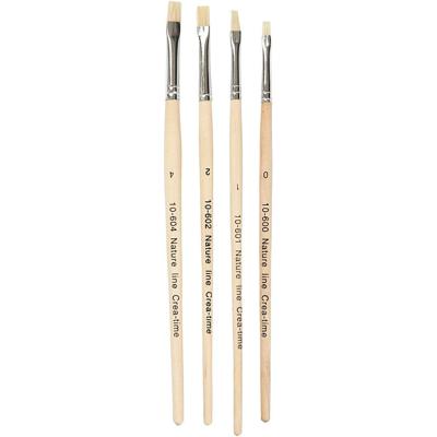 Creativ Company Nature line kwasten 00/1/2/4, 4st.