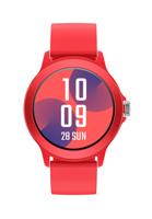 SPC Smartee Duo Vivo Smartwatch in de kleur rood met verwisselbare armband, ronde wijzerplaat High Definition 1,27 inch, bluetooth-oproepen, 8 dagen batterijduur, 100 sporten, IP68 - thumbnail
