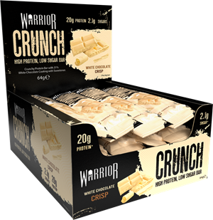 Warrior Crunch Bar White Chocolate Crisp (12 x 64 g)