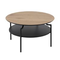 Salontafel Soto - eikenkleur - Ø80 cm - thumbnail