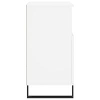 Dressoir 60x35x70 cm bewerkt hout wit - thumbnail