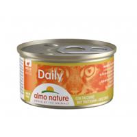Almo Nature Daily Mousse met kalkoen natvoer kat (85 g) 24 x 85 g - thumbnail