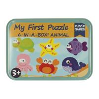 Mijn Eerste 6 Puzzzels in Blik - Onderwaterwereld - thumbnail