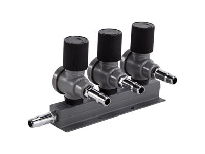 Luchtverdeler 9 mm - 3 uitgangen Luchtverdeler 9 mm - 3 uitgangen