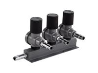 Luchtverdeler 9 mm - 3 uitgangen - thumbnail