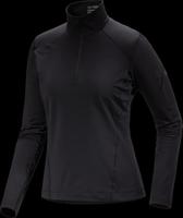 Arcteryx Rho Zip Neck Pully Dames Black M - thumbnail