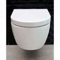 Hangtoilet Sanilux Easy Flush Compact Randloos 48cm (incl. zitting) - thumbnail