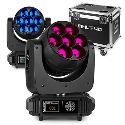 Beamz MHL740 led wash zoom movinghead set - thumbnail