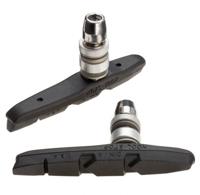 Koolstop Remschoenen T2 V-brake Thinline zwart (2st) - thumbnail