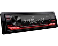 JVC KD-X272BT Digitale media-ontvanger met BT-handsfree-installatie (krachtige tuner, geluidsprocessor, USB, AUX, Spotify Control, 4 x 50 watt, toetsenverlichting rood) - thumbnail