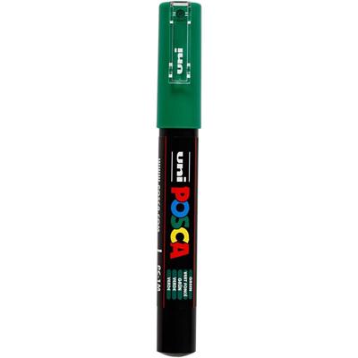 Uni-Posca Posca marker, afm pc-1m, lijndikte 0,7 mm, extra-fijn, groen, 1 stuk
