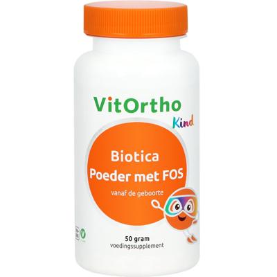 VitOrtho Kind Biotica Poeder met FOS 50gr VitOrtho Kind Biotica Poeder met FOS 50gr
